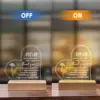 Gift for Mom and or Grandma Engraving Night Light ,Bedroom Decorative Table Lamp 4