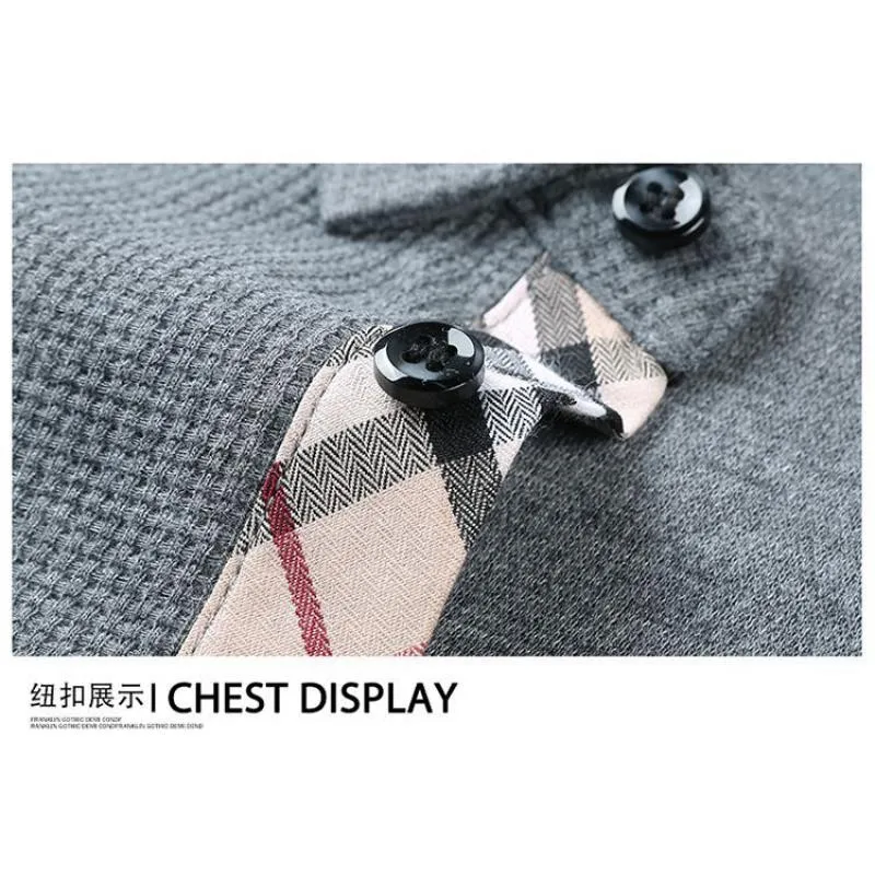 Golf Men's New Spring and Autumn Long Sleeve Polo Shirt Casual Sports Men's High Quality Polo Neck T-shirt