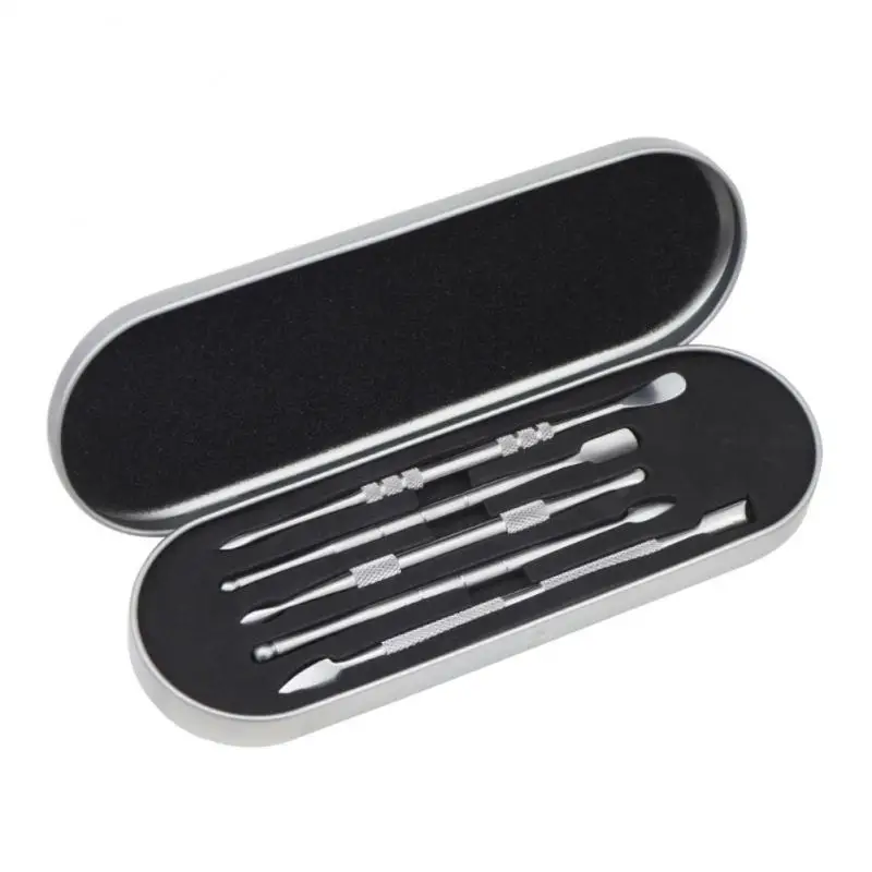 

5PCS/Set Nail Cuticle Pusher Stainless Steel Double-ended Dead Skin Remover For Pedicure Manicures Nail Art Cleaner Care Tool