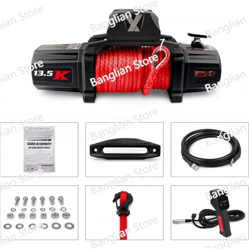 Лебедка 10000 фунтов. Комплект электрической лебедки грузоподъемностью