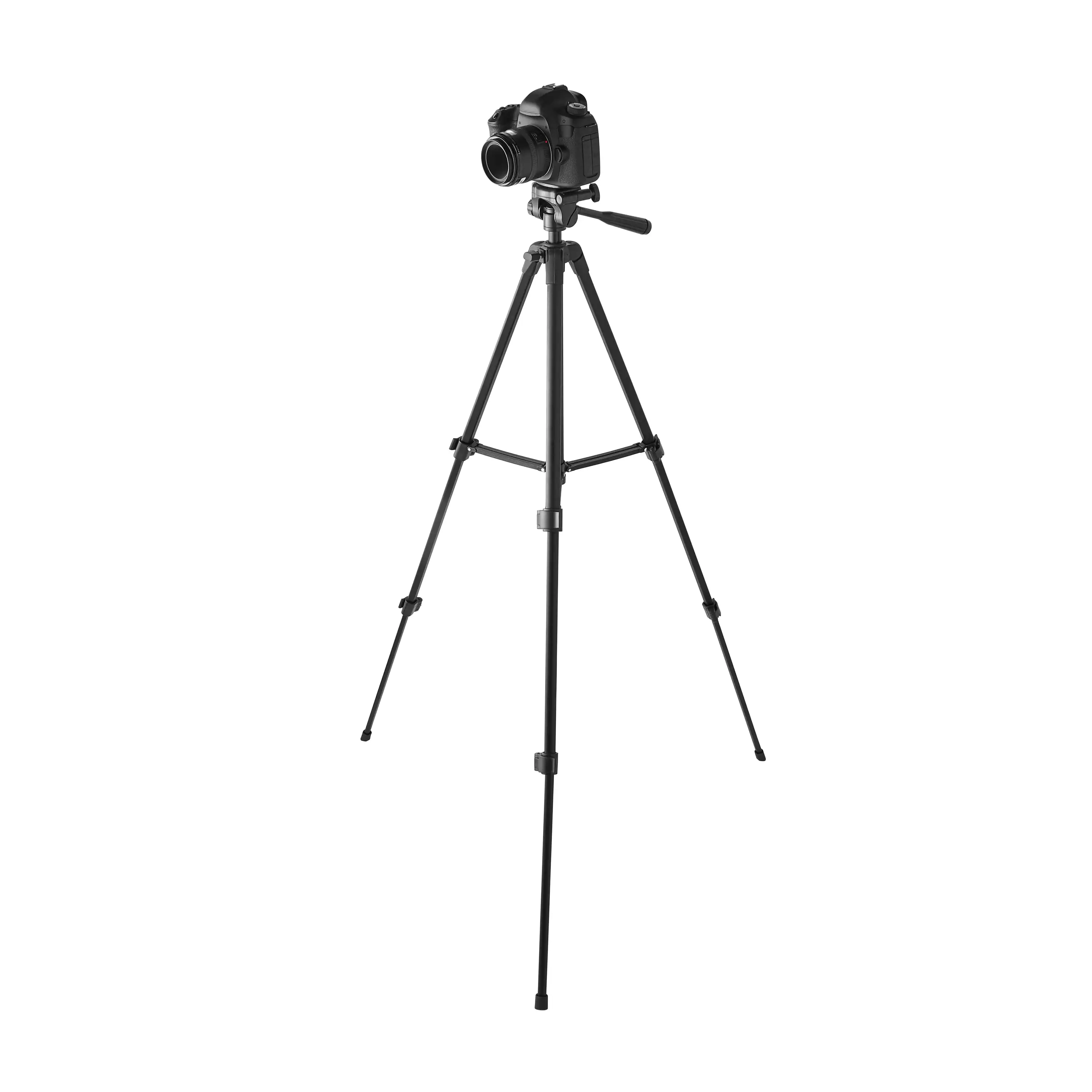 

52" Aluminum Camera/Smartphone Tripod Adjustable Height, Light Weight, Mounts for SLR|Camera|Smartphone|