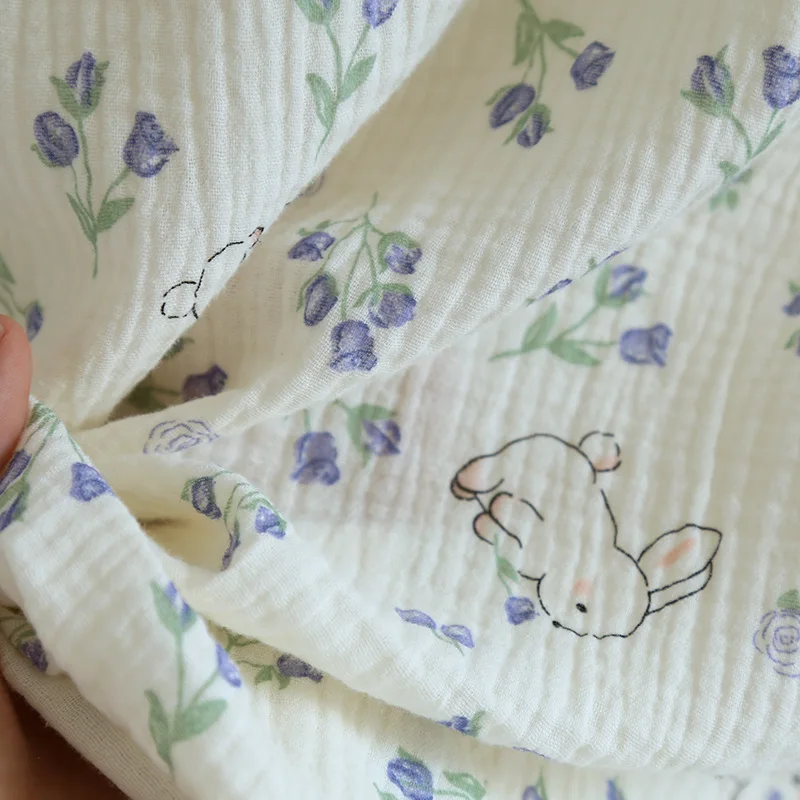 2023 Summer New Women's Sleeping Dress 100% Cotton Crepe Women's Tank Top Dress Cute Sweet Slim Slim Loose Size Home Dress