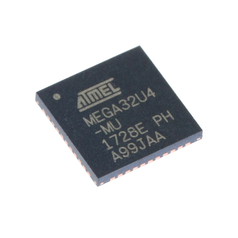 

10PCS/Pack New Original patch ATMEGA32U4-MU QFN-44 8-bit microcontroller chip 16MHZ