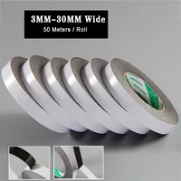 50mroll black oily double sided tape super strong sticky high adhesive tapes home office school diy electronic craft adhesive
