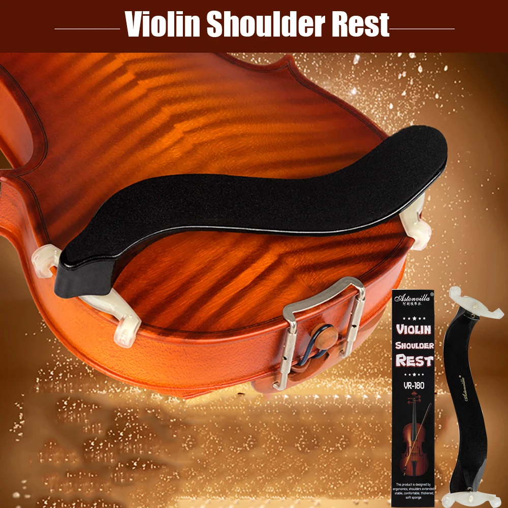 Enlarge 1 Pc 3/4 4/4 Violin Universal Shoulder Rest Comfort Relief Violin Shoulder Pad Violin Support Accessories