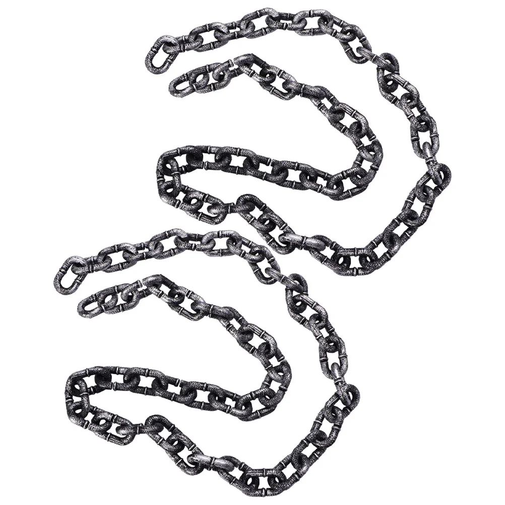 2 шт. имитация большого железного цепи на Хэллоуин поддельные украшения костюмы