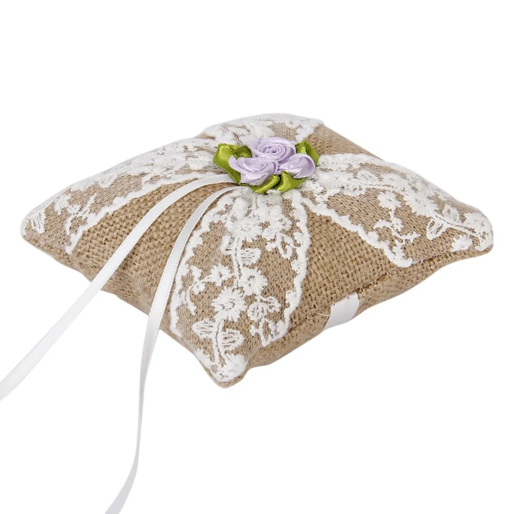 10*10 см подушка в западном стиле кольца для невесты подушки кровати свадебное