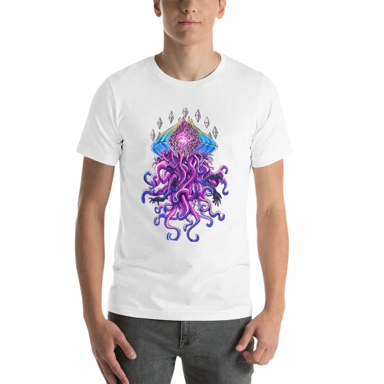 Фото Футболка Emrakul: Универсальная повседневная рабочая футболка №3