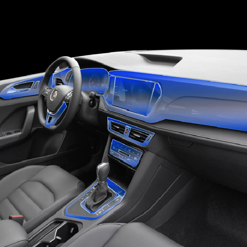 

Внутренняя центральная консоль для Volkswagen Tarek Tharu 2021, прозрачная фотопленка для ремонта от царапин