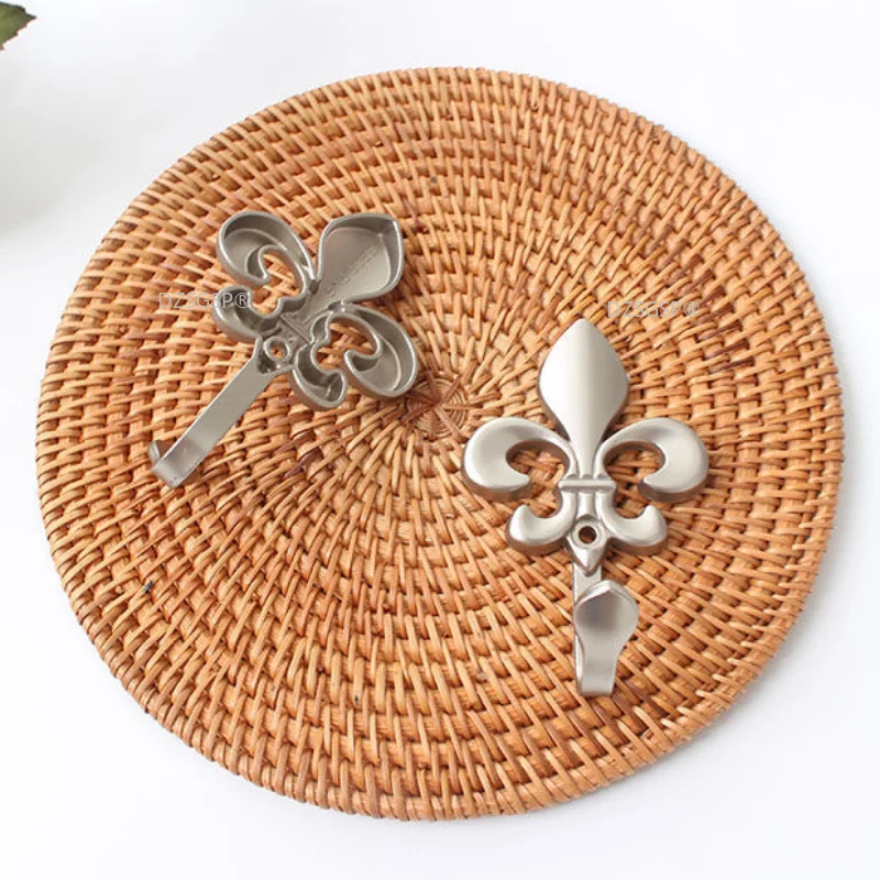 Аксессуары полотенце в форме цветка для занавесок крючок из цинкового сплава