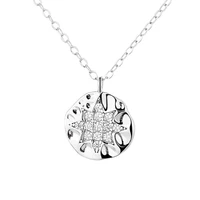 s925 sterling silver new eight pointed star tag necklace ladies wild popular holiday gift