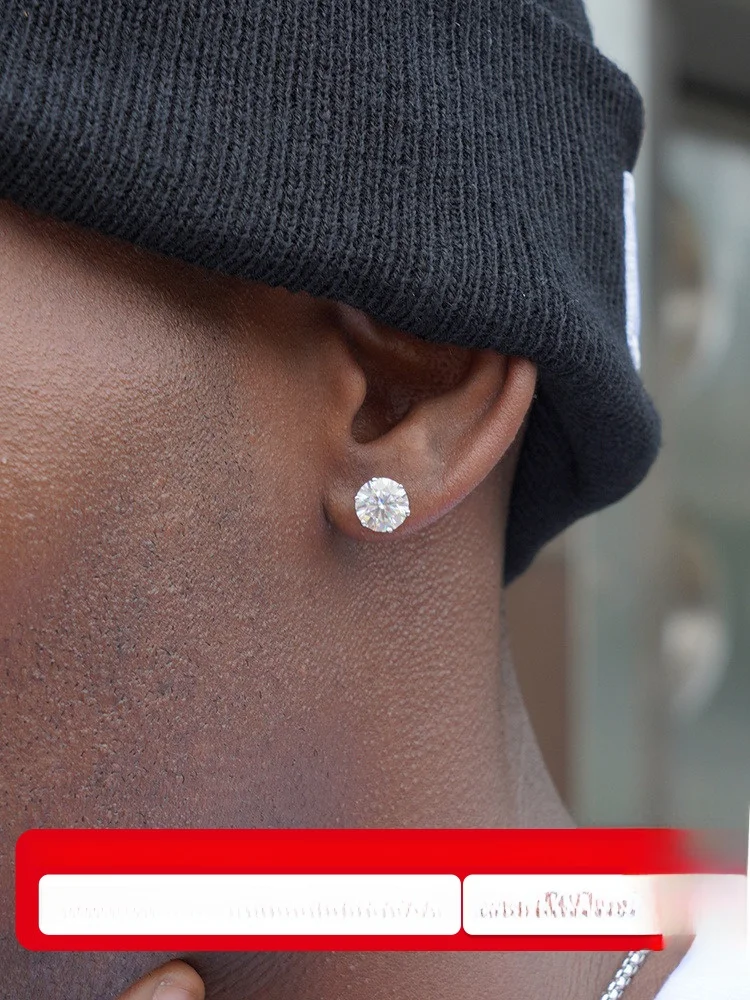 Серьги Kream из стерлингового серебра 925 пробы в стиле хип-хоп новые серьги с