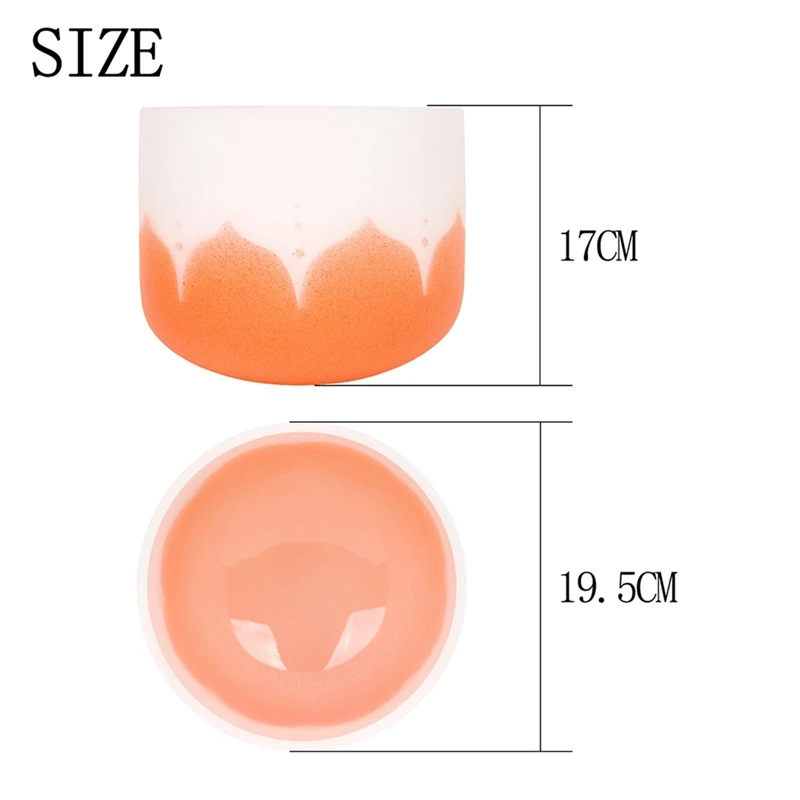 Перкуссионный инструмент 8-дюймовая Хрустальная чаша набор музыкальной чаши для