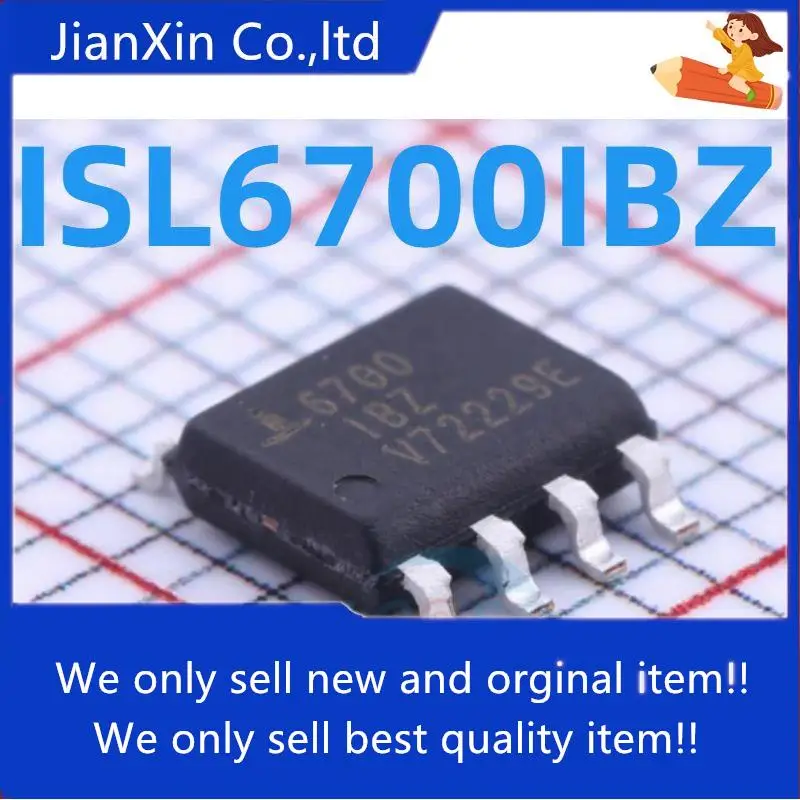 

10pcs 100% orginal new ISL6700IBZ 6700IBZ Bridge Driver IC SOP8
