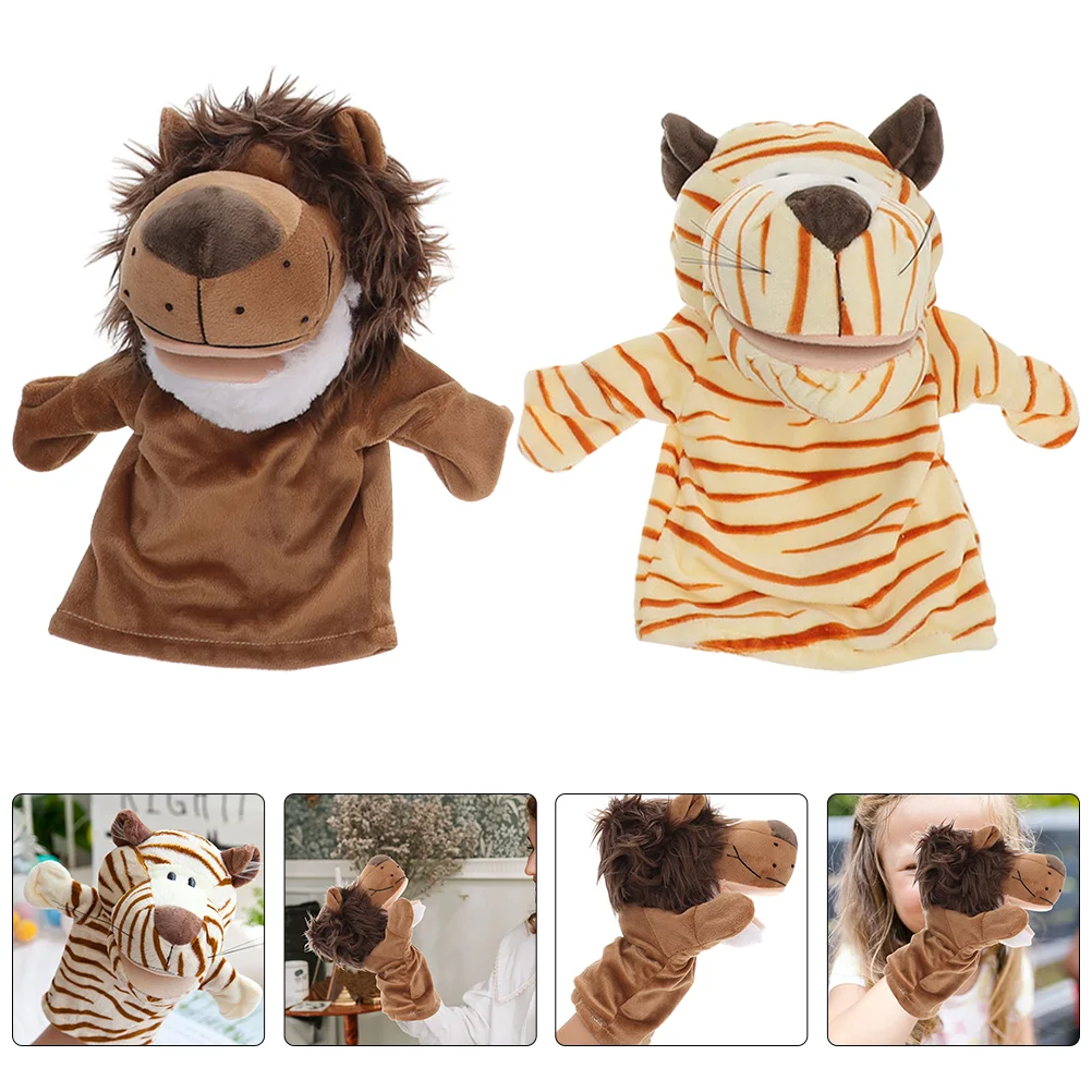 

Hand Puppet Kids Puppets Decorative Toy Realistic Animal Hands Toddlers Cartoon Story Telling