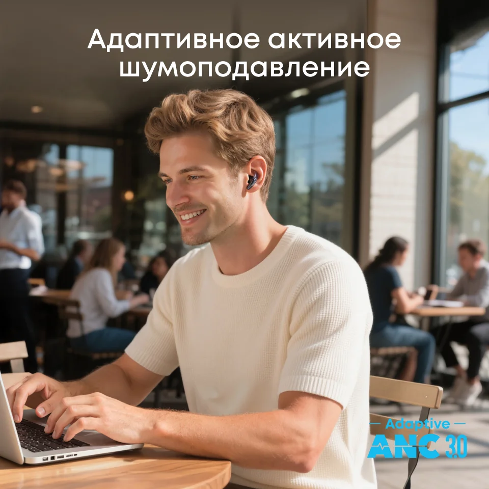 Фото Soundcore - наушники-вкладыши с адаптивным шумоподавлением от Anker Liberty Buds №2