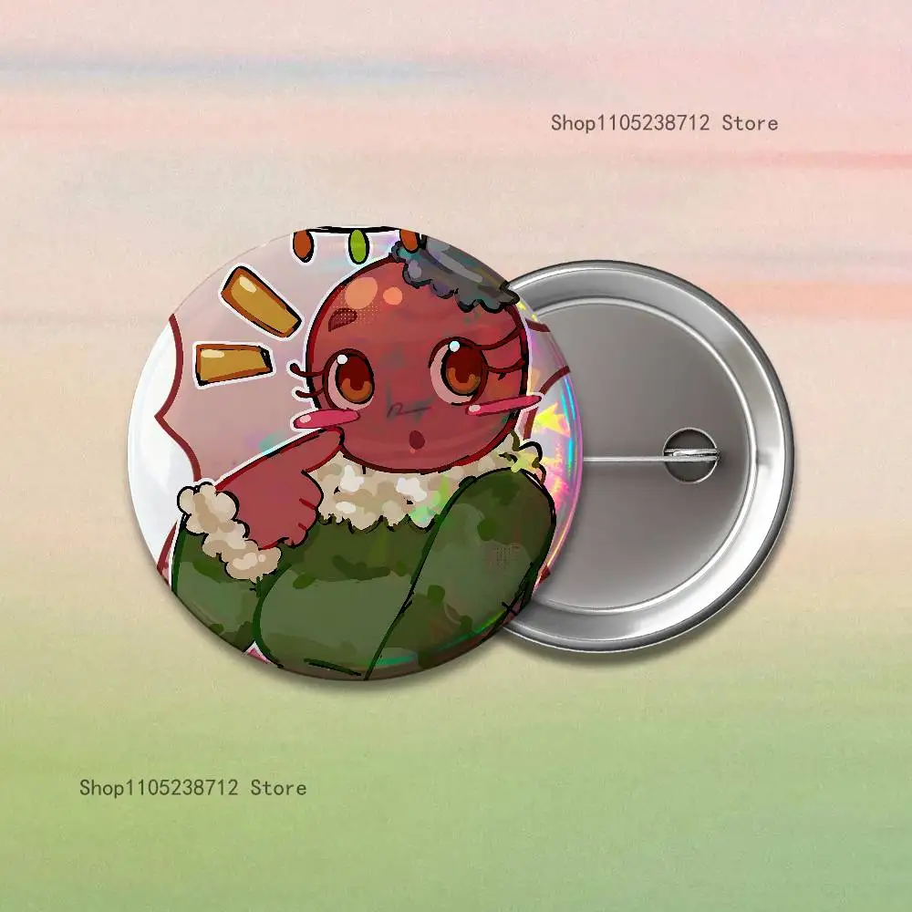 Фото Игра B-Bobette D-Dandy, пуговица, яркая печатная икона, подарок для друзей, значок на воротнике, брошь на лацкане, металлическая булавка №3
