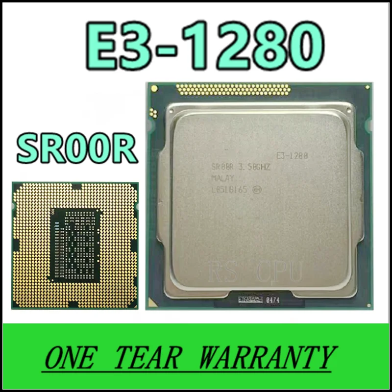 

E3-1280 E3 1280 SR00R 3.5 GHz Quad-Core Prosesor CPU 8M 95W LGA 1155