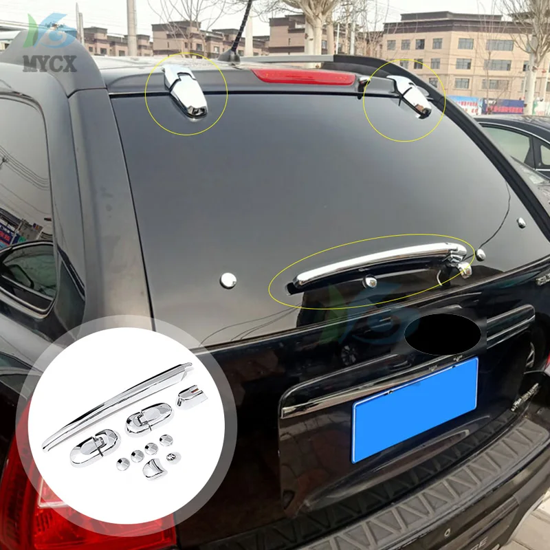2008 ABS хромированная накладка на заднее стеклоочиститель для Hyundai Tucson 2005 2006 2007 2009
