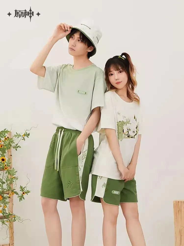 Genshin Impact Official Collaboration Shorts Nahida Collection Cosplay Dress Up Unisex Couple Dress Kawaii Clothing miHoYo New P