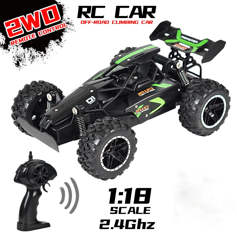 

1/18 RC Cars 4CH Off-Road Remote Control Car Trucks Vehicle 2.4G 2WD Racing Climbing Cars Radio Electric Rock Buggy Toy for Boys