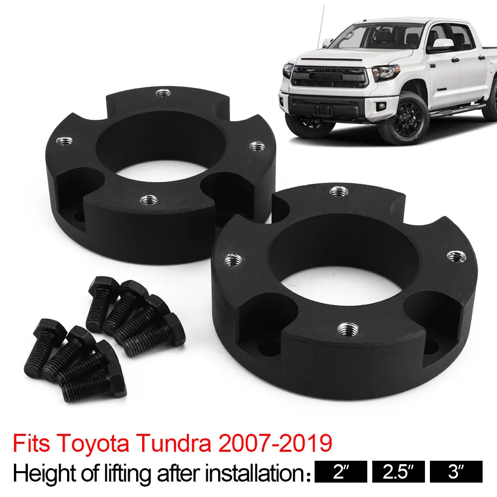 

2" 2.5" 3" Front Leveling Lift Kit For 2007-2021 Toyota Tundra 2WD 4WD PRO Billet Series Front Suspension Lift Up Kits