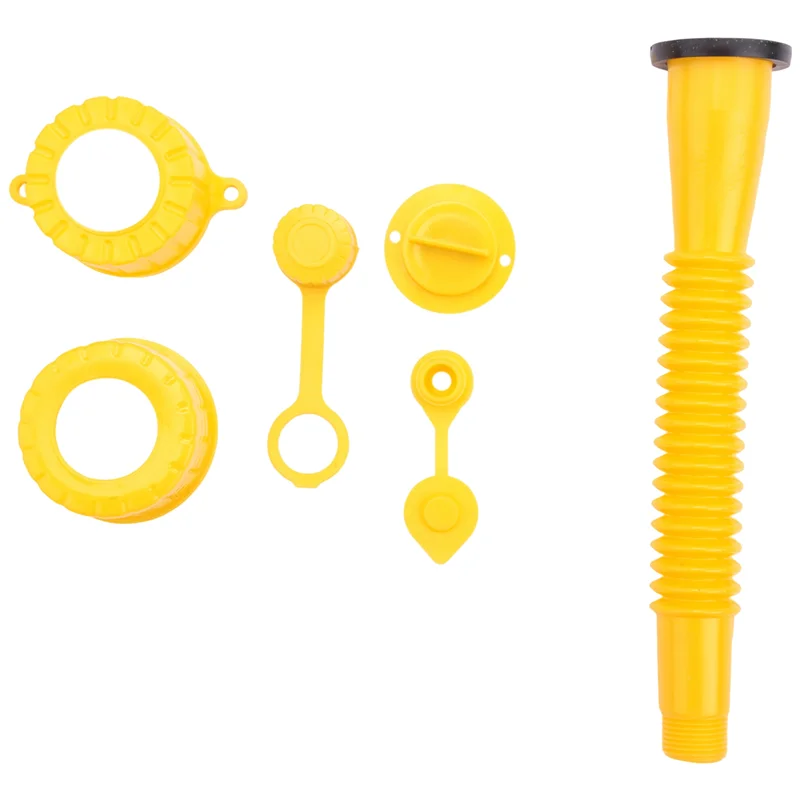 1Sets Gas Can Spout Replacement, Gas Can Nozzle Gas Can Spout Replacement Kit,for Most 1/2/5/10 Gallon Oil Cans