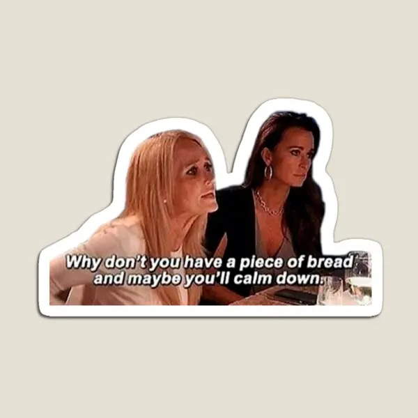 

Why Dont You Have A Piece Of Bread And Magnet for Fridge Organizer Cute Kids Children Funny Stickers Magnetic Decor Home