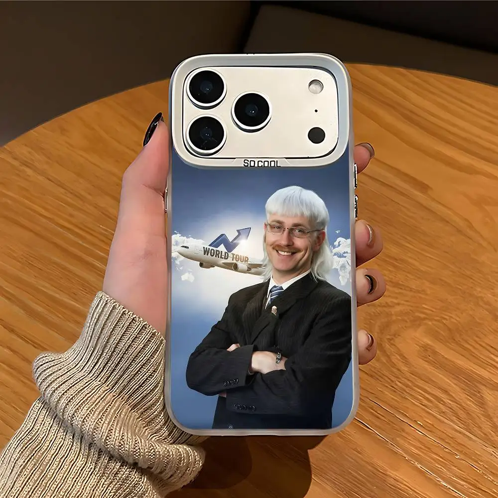 Чехол J-Joosts 2026 Tour K-Kleins с матовой белой рамкой и большим объективом для iPhone 12 11 14 13 17 16 15 Pro Max Mini Plus E (art.: 3920db15083de) - 3920db15083de