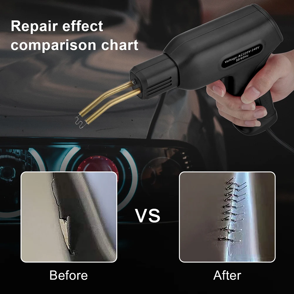 

Plastic Welding Machine Overheating Protection Plastic Welder Heat Gun Ergonomic Design Easy Operate Car Bumpers Repairing Tool