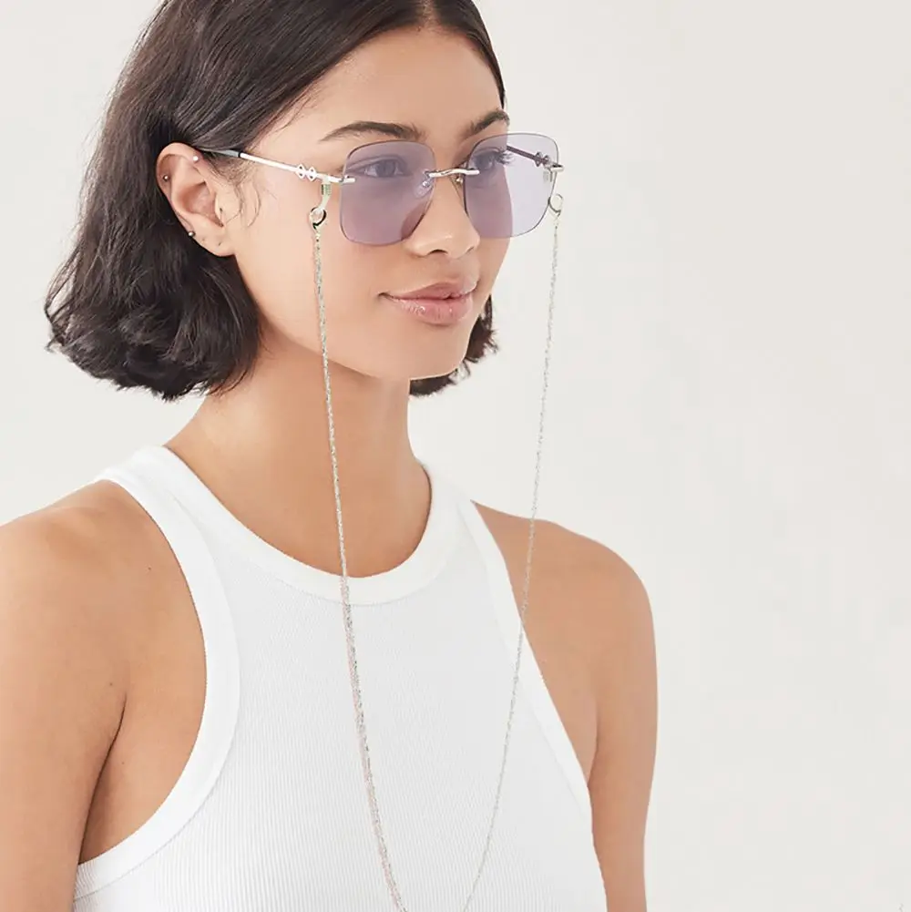 Female Neck Straps Luxurious Starlight Male Eyeglass Chain Sparkling Mask Chains Cord Holders Sunglasses Lanyards | Аксессуары для