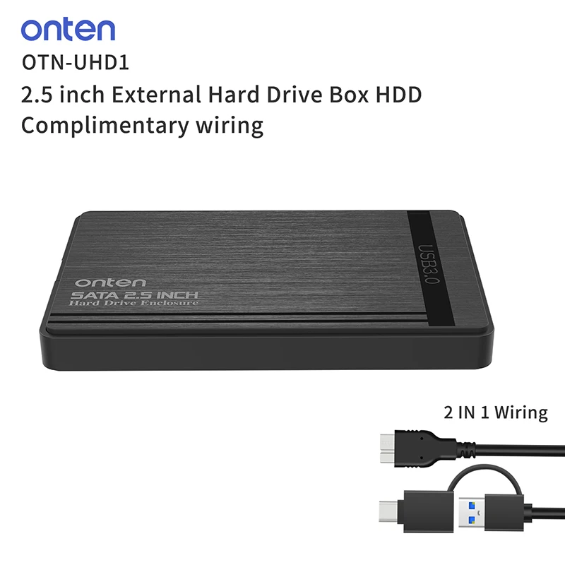 ONTEN OTN-UHD1 2 5 дюйма корпус для внешнего жесткого диска HDD Бесплатный