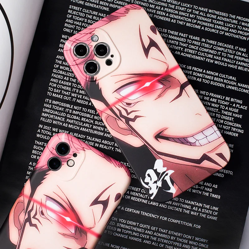 

Anime Jujutsu Kaisen Ryomen Sukuna Case Cover for IPhone 7 8 Plus 11 12 13 Pro X XR XS Max Shockproof Cases for IPhone 13 Case