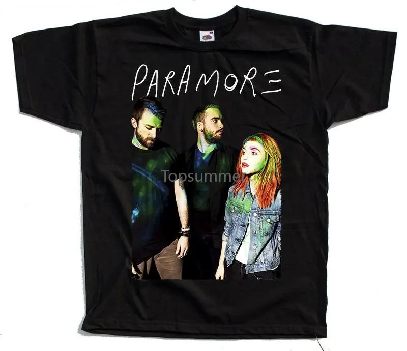 

Paramore V4 Pop-Rock Band Hayley Williams Band Photo T-Shirt Black S-5Xl