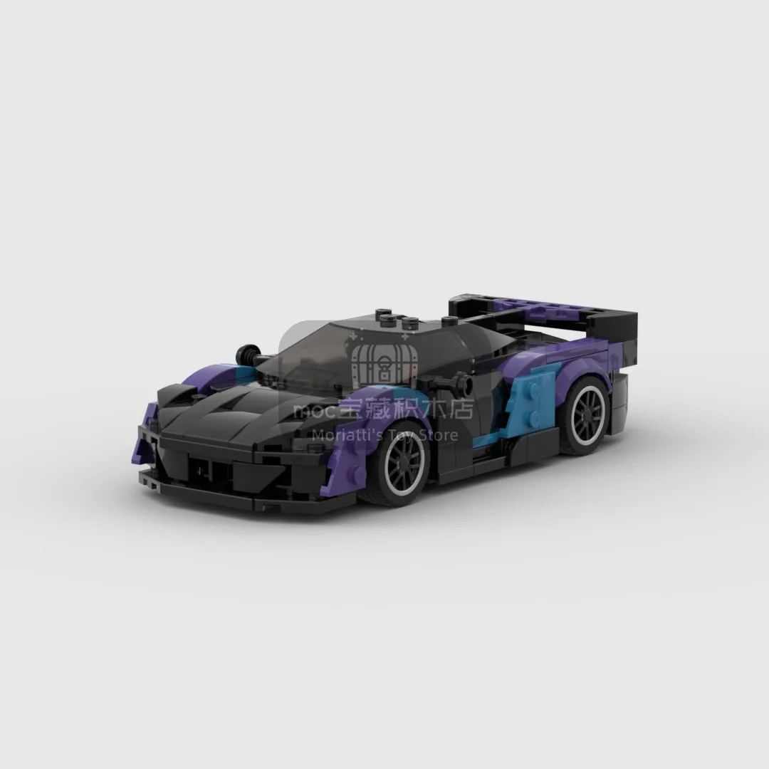 Модель гоночного автомобиля MOC Sabre строительные блоки быстрый чемпиона водитель