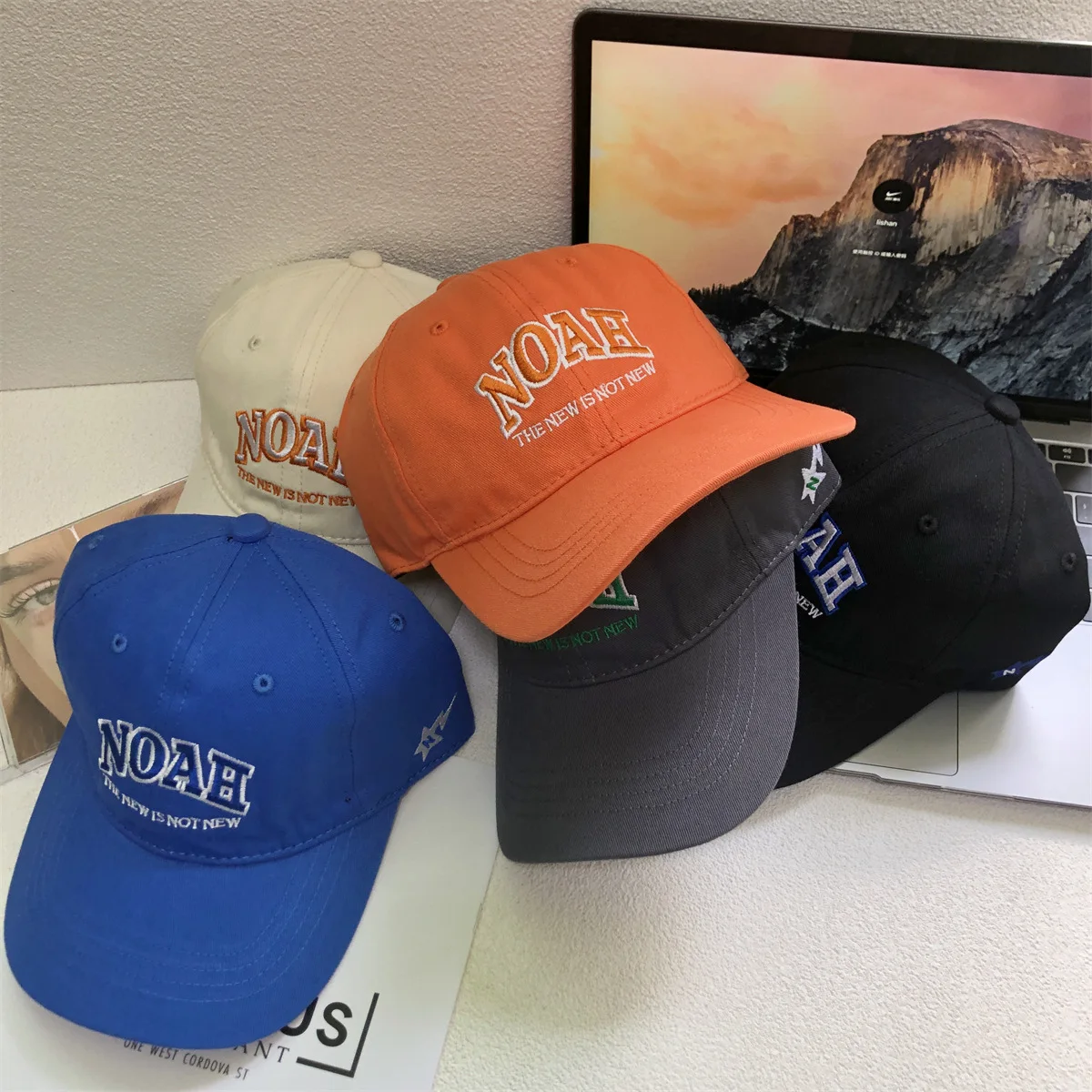 

Бейсболка с вышивкой надписью Ноя, хлопковая Регулируемая модная Бейсболка унисекс, уличная брендовая Дизайнерская Женская Бейсболка