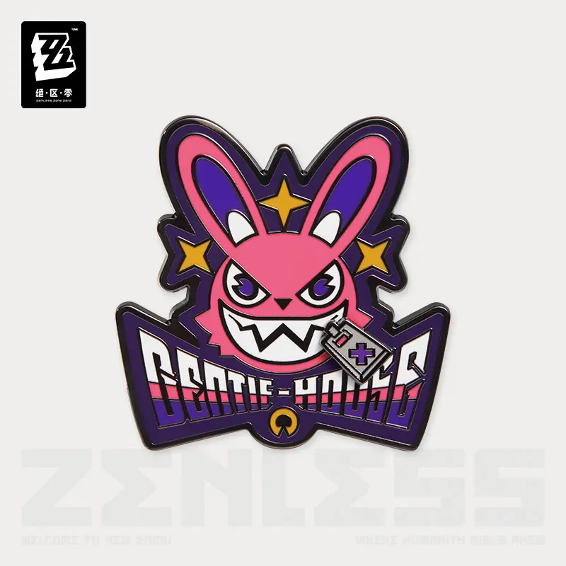 Аниме-игра Zenless Zone Zero, официальный miHoYo, оригинальная серия лагеря, металлический значок 1, белобога для домашнего хозяйства, подарок для косплея (art.: 3920cb8461aa4) - 3920cb8461aa4