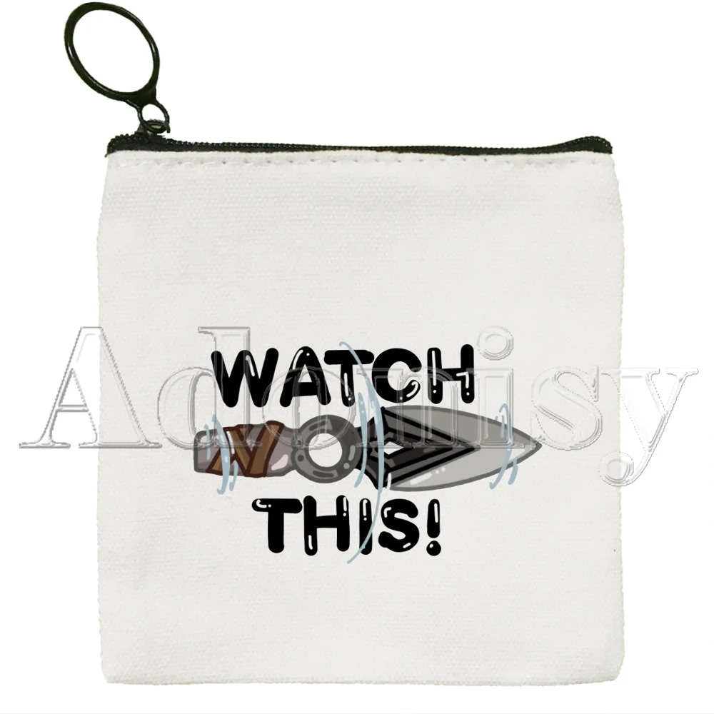 Valorant Coin Purse Vintage Mini Wallet Change Pouch Household Portable Keys Card Storage Card Bag Zipper