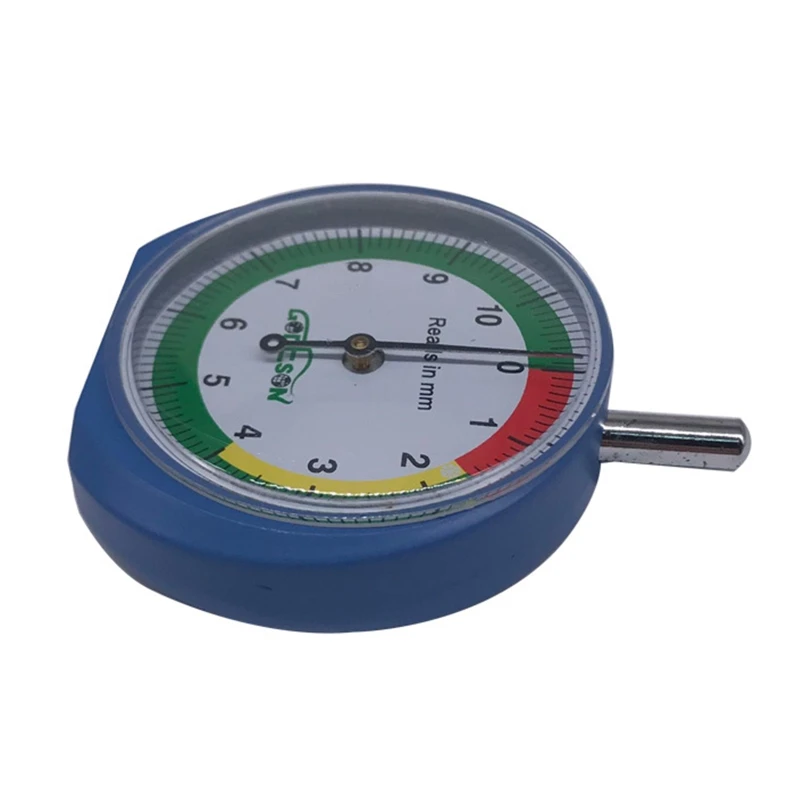 

Dial-Type Color-Coded Tread Depth Gauge Identifies Tire Wear for Professional