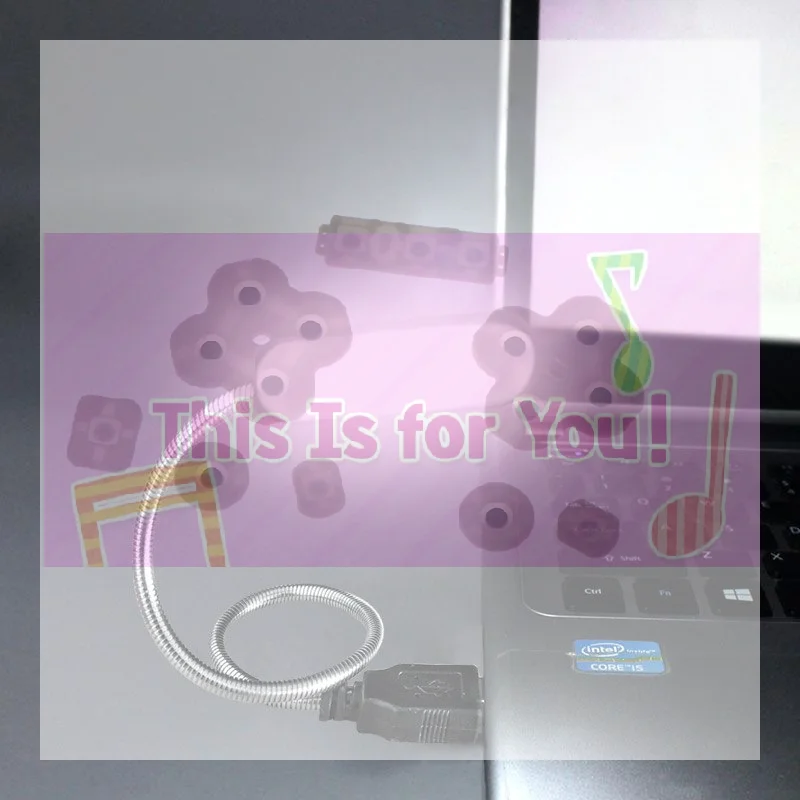 Фото 【MA】1 шт. Мини USB LED-лампа для чтения, гибкая лампа для чтения, портативный ночник для повербанка, ноутбука, ПК, компьютера №1