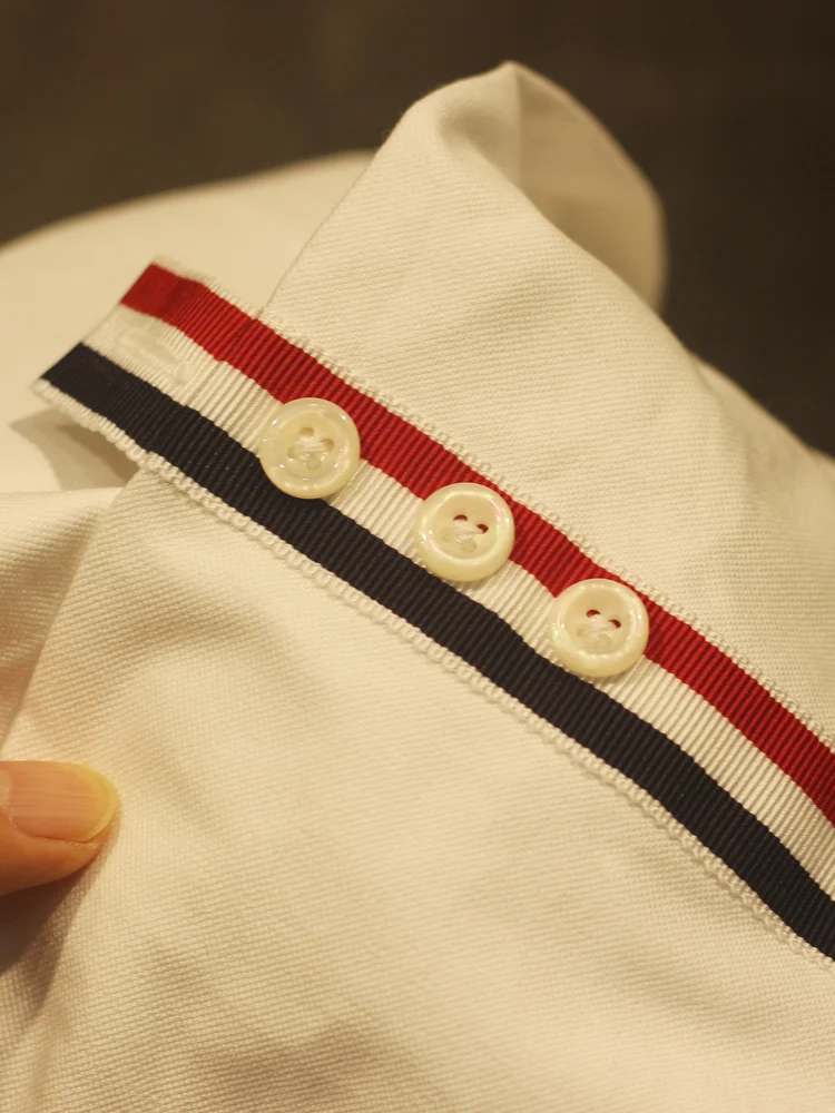 Матрица! 24ss Высококачественные весенне-осенние новые рубашки из ткани Оксфорд с