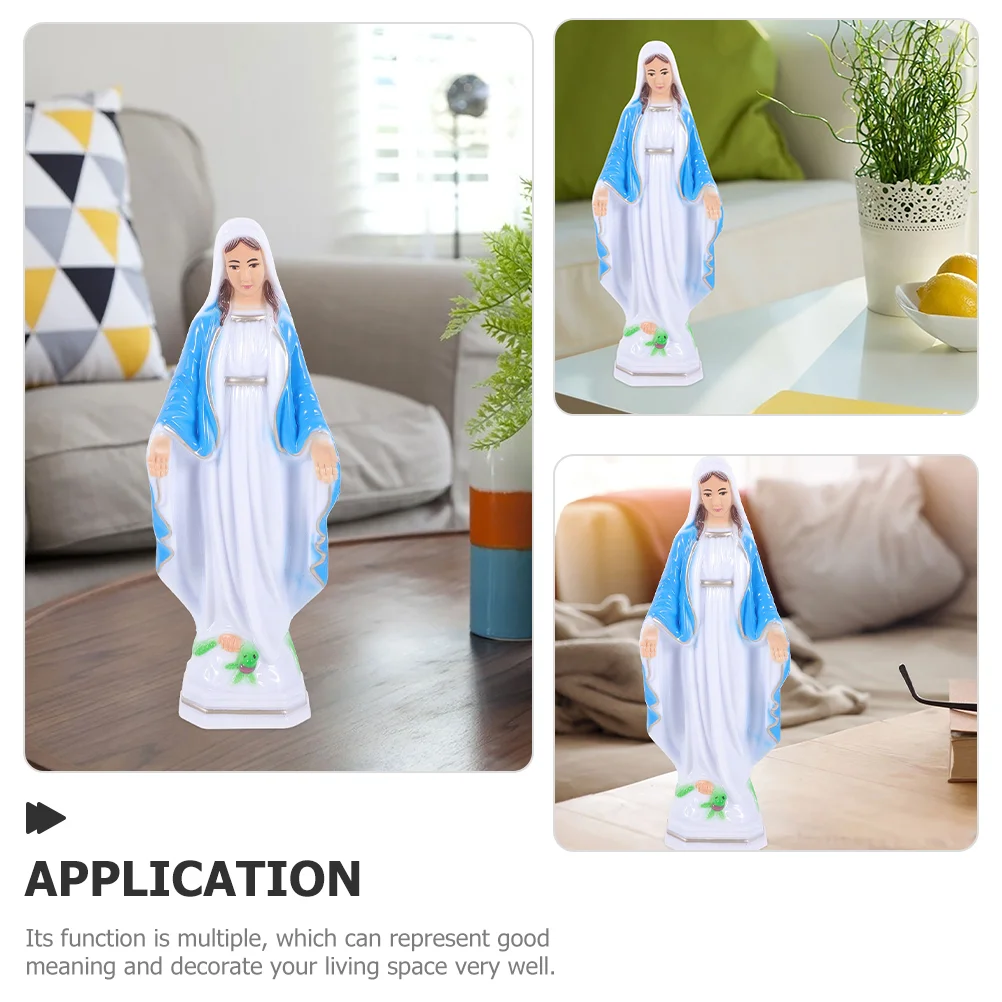 Украшение Девы Марии пластиковая мини-статуя католицизм подарок церковное