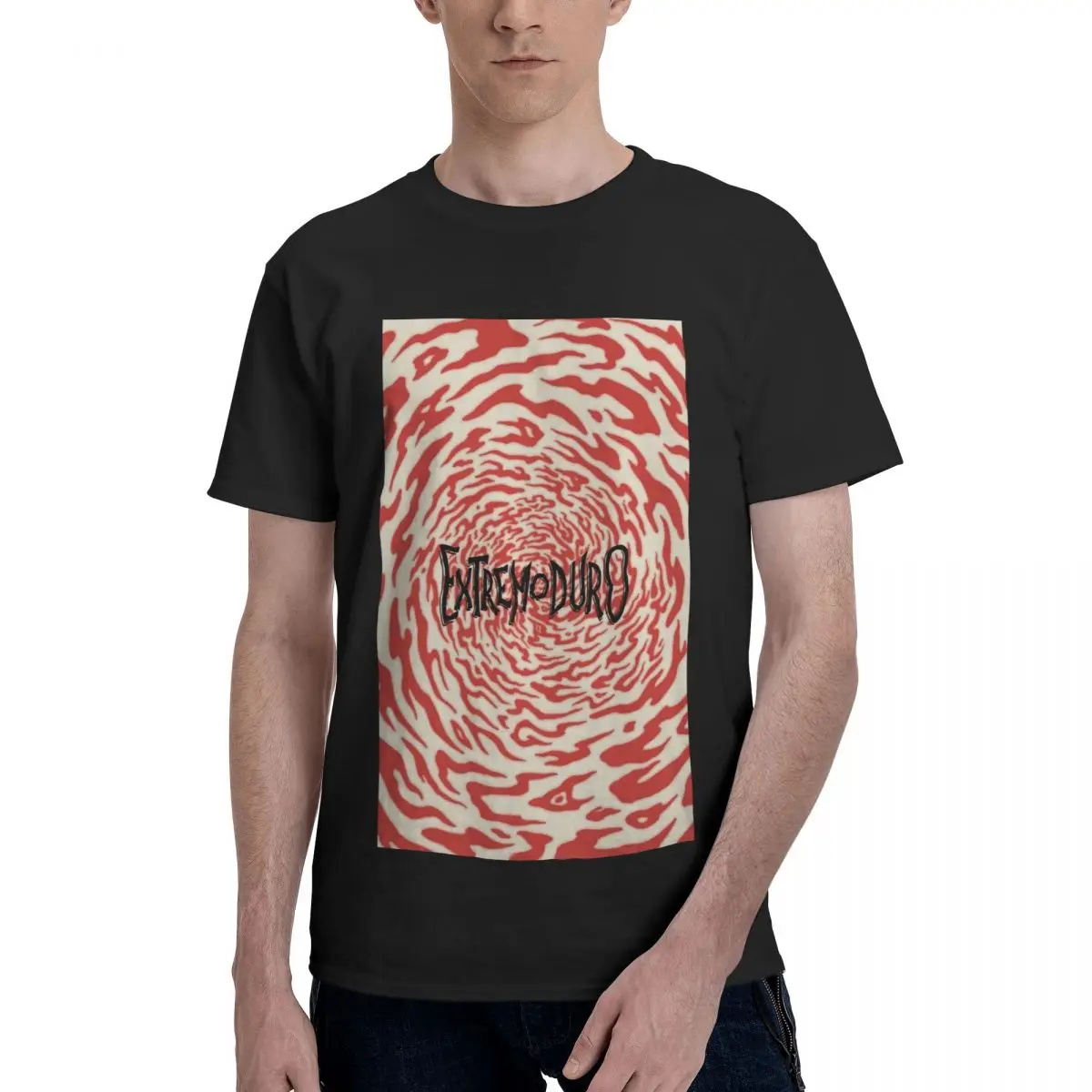 

Anime Fondo Extremoduro 6 Humor Graphic Men's Basic Short Sleeve T-Shirt men set R251 Creative Tops Tees