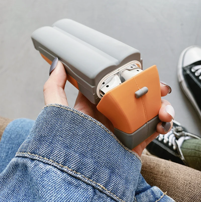 

Силиконовый чехол с мультяшным рисунком для Airpods 1 2, противоударный чехол для мобильных телефонов, Мягкий защитный чехол