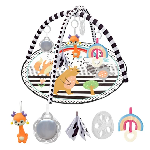 Развивающий игровой коврик для фитнеса — детское одеяло для ползания с стойкой для занятий спортом, детский спортивный коврик в подарок для развития детей