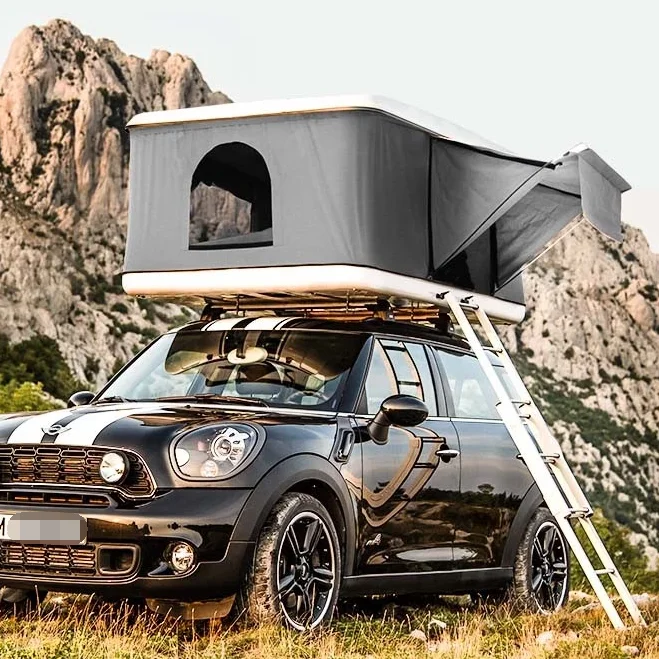 

Electric 4x4 SUV Outdoor Camping Roof Top Tent Fiberglass Hard Shell Car Rooftop Tent For Sale