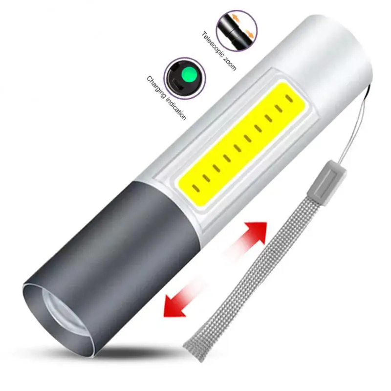 

Mini Gift Flashlight Electric Torch Alufer Portable Led Torch Usb Charge Flashlight Outdoor Lighting