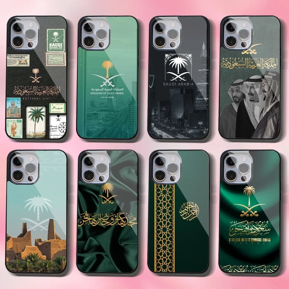 Чехол для телефона с флагом Королевства Саудовской Аравии IPhone 15 14 13 Pro Max 11 12 Mini Alex