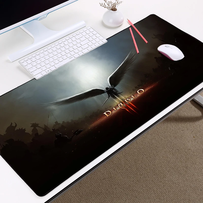 Mousepad Company Diablo 2 Mouse Gaming Extra Large Black Pad Soft Mat Keyboard Custom Desk Rug Pc 40x90 gamer table | Компьютеры и