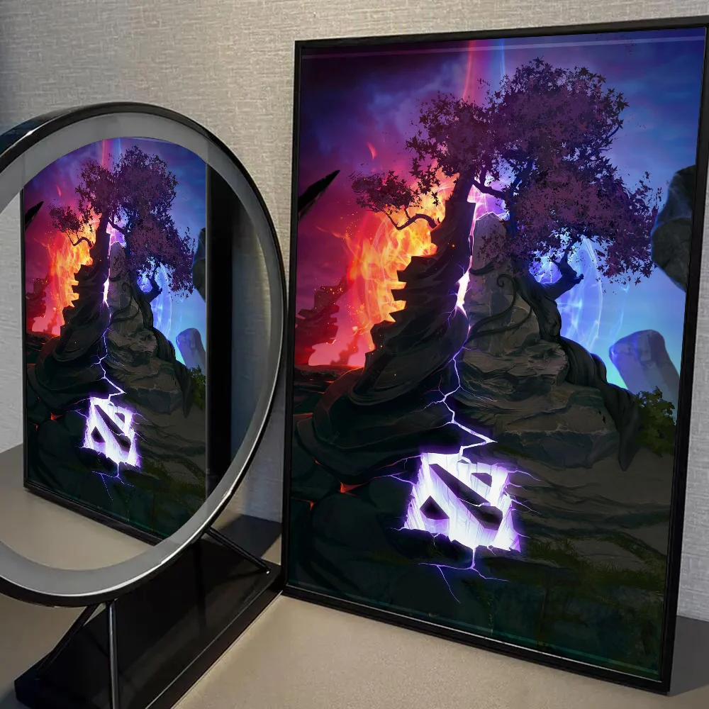 Игра D-Dota 2 постер настенное искусство домашний декор комнаты цифровая живопись